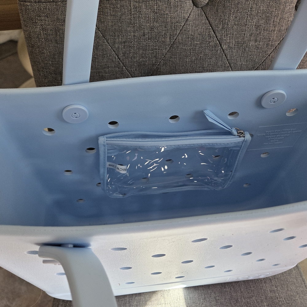 BOGG BAG Light Blue Perforated Tote - Picture 2 of 2
